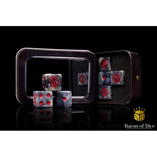 Baron of Dice Trench Crusade Court of the Seven-Headed Serpent Dice Set (8)