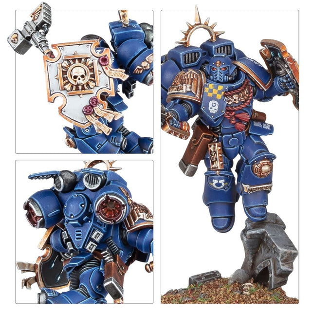 40K Space marines Captain with jump pack & Relic Shield