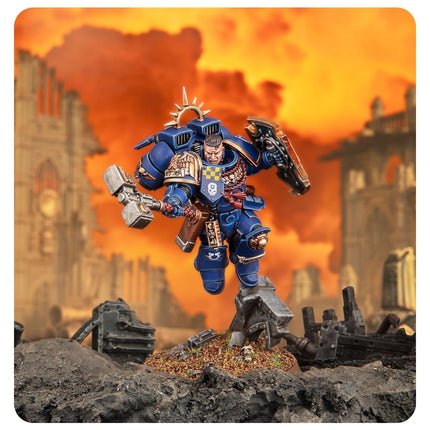 40K Space marines Captain with jump pack & Relic Shield