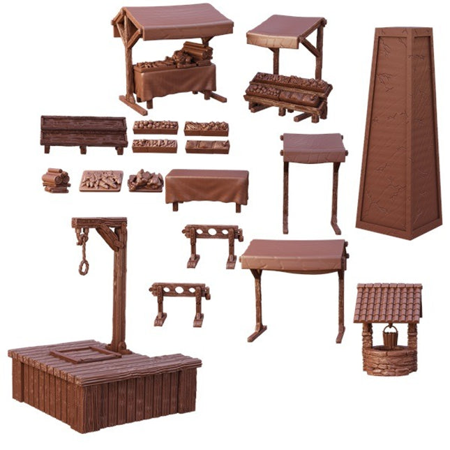 Terrain Crate: Medieval Village Square