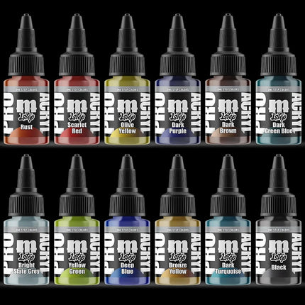 Pro Acryl 1-Step Paint Set Two (12 x 22ml)