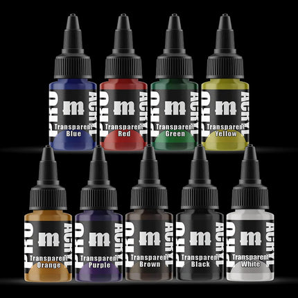 Pro Acryl Expansion set #2 - Transparent - 9 colours