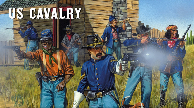 Dead Man's Hand US Cavalry/Buffalo Soldiers Plastic Box Set