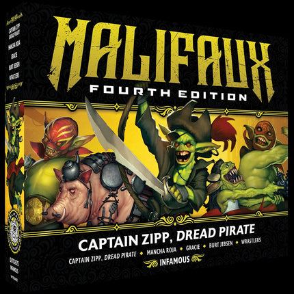 Malifaux 4th - Captain Zipp, Dread Pirate