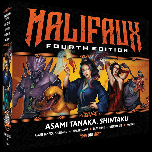 Malifaux 4e Asami Tanaka, Shintaku tabletop game miniatuur, detaillering en pose zichtbaar in de afbeelding