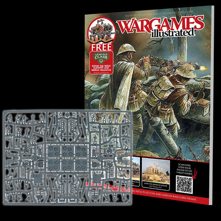 Wargames Illustrated Wi464 augustus 2026, strategisch bordspel boek met miniaturen en speelkaarten op de cover