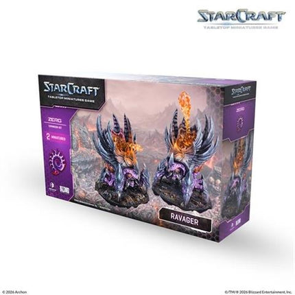 StarCraft Ravager Zerg uitbreidingsset, gedetailleerde model met kenmerkende Zerg-architectuur en insectachtig ontwerp.
