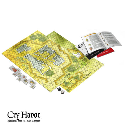 Starter set Cry Havoc van Footsore Miniatures met gedetailleerde miniaturen voor bordspel of wargame.