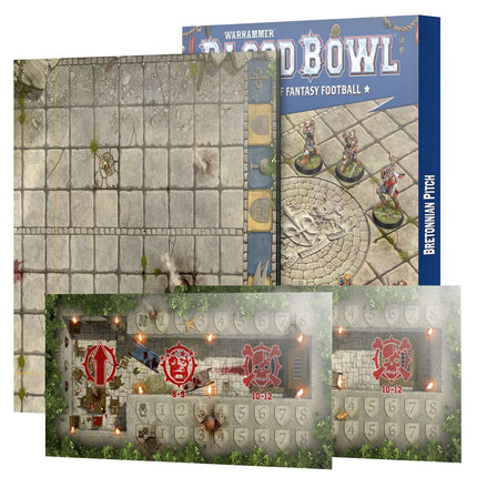 Bretonnian Pitch: Double-sided Pitch and Dugouts