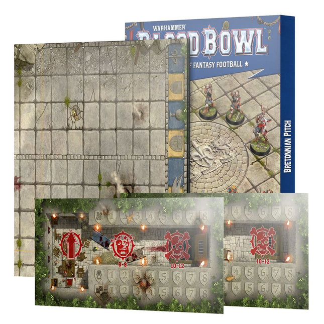 Bretonnian Pitch: Double-sided Pitch and Dugouts