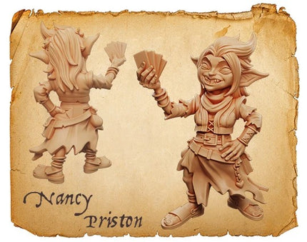 Leshavult van Moonstone uit de Rogues Gallery collectie, met gedetailleerde kunstafbeelding van Nancy Priston, kleurrijk en uniek.