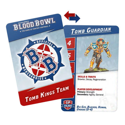 Tomb Kings Team Reference Card Pack