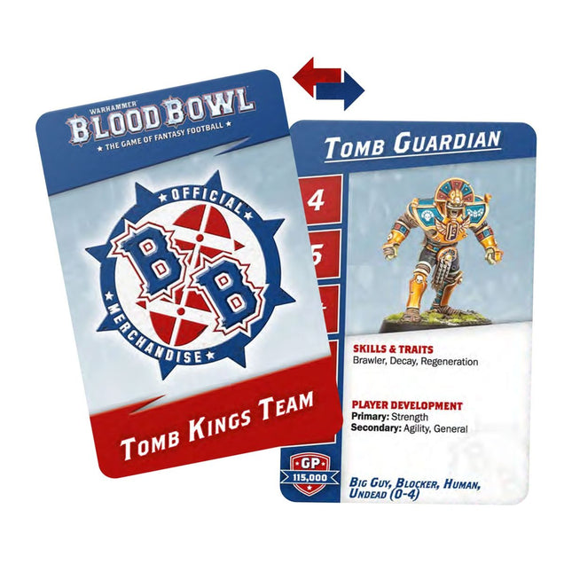 Tomb Kings Team Reference Card Pack