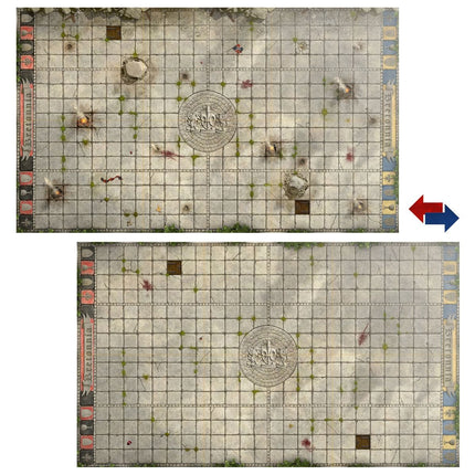 Bretonnian Pitch: Double-sided Pitch and Dugouts