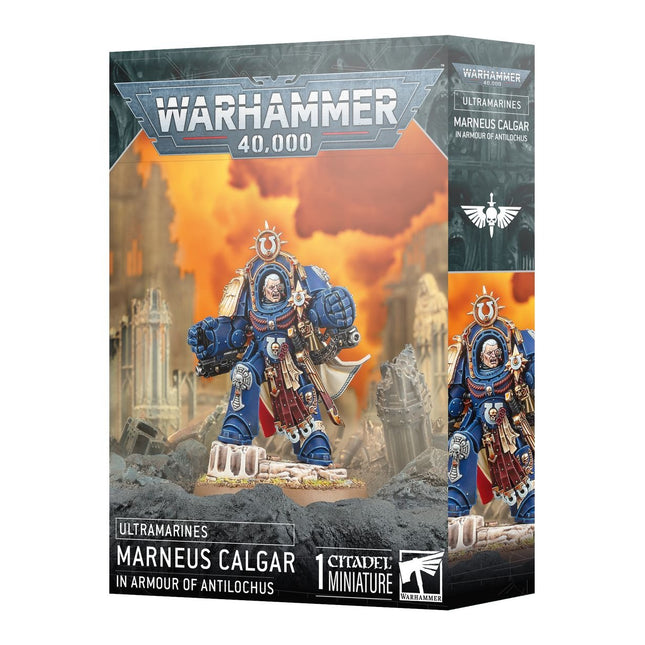 40K Ultramarines Marneus Calgar in Armour of Antilochus
