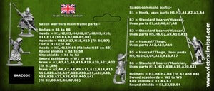 Dark Age Late Saxons/Anglo Danes Skirmish Pack