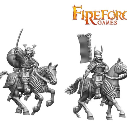 Mounted Samurai Warriors (12 miniaturen)