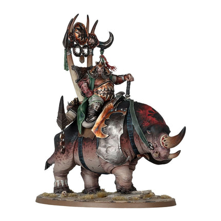 AoS Ogor Mawtribes Morga the Mighty – Overtyrant / Tyrant on Glutthorn