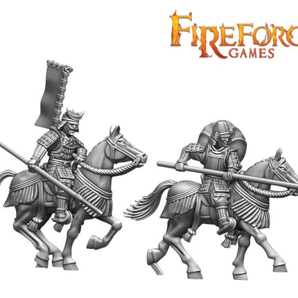 Mounted Samurai Warriors (12 miniaturen)