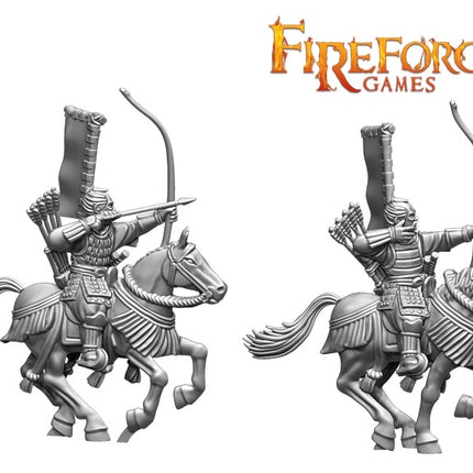 Mounted Samurai Warriors (12 miniaturen)
