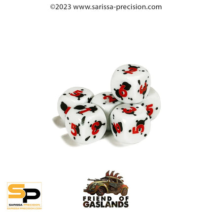 Gaslands Refuelled Oil Slick Dice (x6)