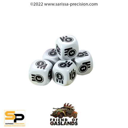 Gaslands Refuelled Shift Dice set (x6)