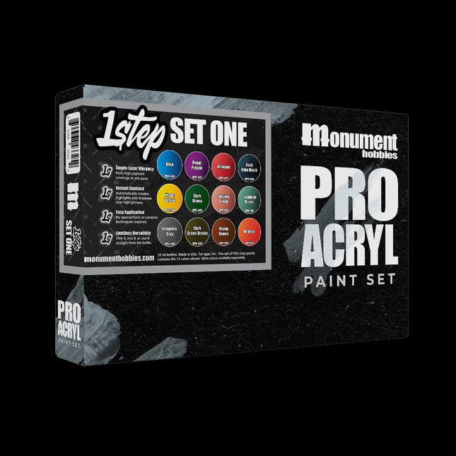 Pro Acryl 1-Step Paint Set One (12 x 22ml)