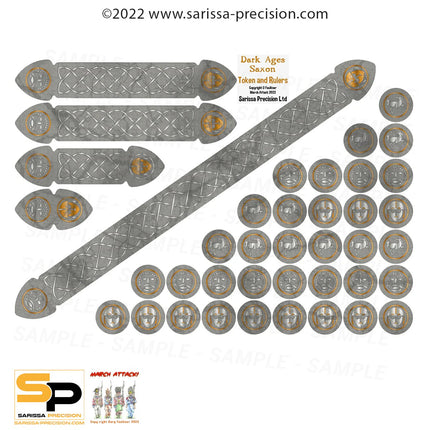 SAGA Dark Ages Saxon Token & Rule Set