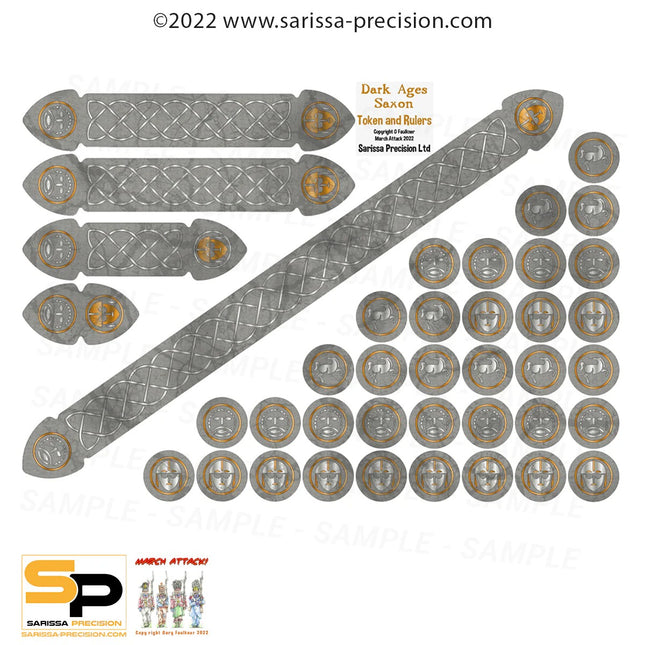 SAGA Dark Ages Saxon Token & Rule Set