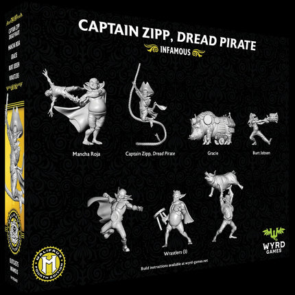 Malifaux 4th - Captain Zipp, Dread Pirate