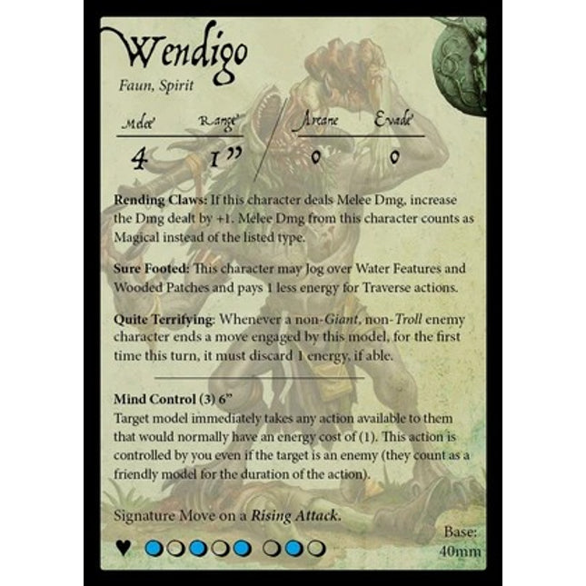 'Insatiable' Wendigo, Limited Edition