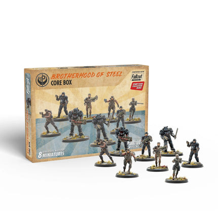 Fallout Wasteland Warfare Brotherhood of Steel core set (plastic)