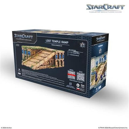 StarCraft Lost Temple Ramp Terrain Expansion, gedetailleerd miniatuur terrein voor bordspellen en verzamelingen