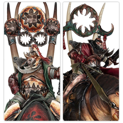 AoS Ogor Mawtribes Morga the Mighty – Overtyrant / Tyrant on Glutthorn