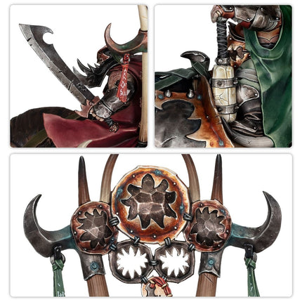 AoS Ogor Mawtribes Morga the Mighty – Overtyrant / Tyrant on Glutthorn