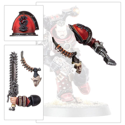 40K Chaos S/M Red Corsairs Upgrade&Transfer sheets