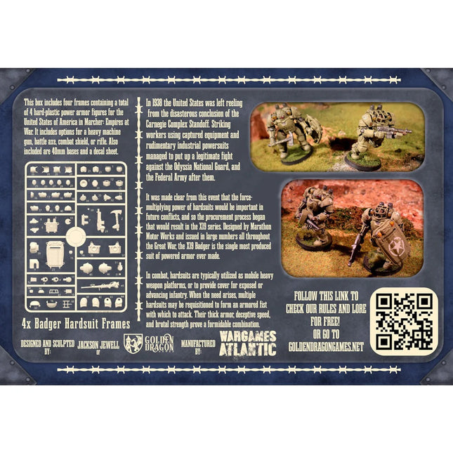 Marcher Empires at War : XA19 Badger Suits