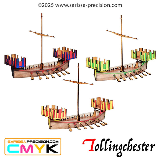 Tollingchester - Cog of the river (3 colour variants)