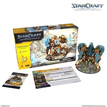 StarCraft Immortal Protoss uitbreidingsset, gedetailleerde miniatuur met futuristische uitstraling voor verzamelingen en speelplezier