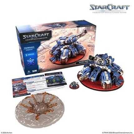 StarCraft Siege Tank Terran uitbreidingsset, model en details zichtbaar, geschikt voor verzamelingen en strategische spellen