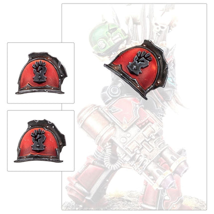 40K Chaos S/M Red Corsairs Upgrade&Transfer sheets