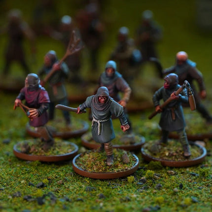 Uitbreidingsset voor The Barons' War Retinue Box met miniaturen en speelmateriaal voor historische oorlogsspel.