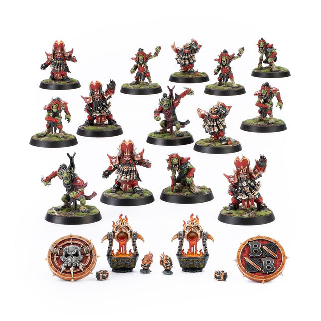 Blood Bowl Team Chaos Dwarf Team - The Zharr-Naggrund Ziggurats