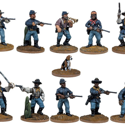 Dead Man's Hand US Cavalry/Buffalo Soldiers Plastic Box Set