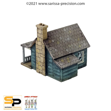 North American Cabin #3 with porch (15mm)