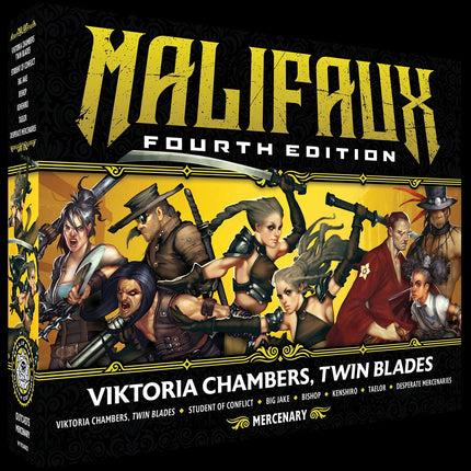 Malifaux 4th - Viktoria Chamber, Twin Blades
