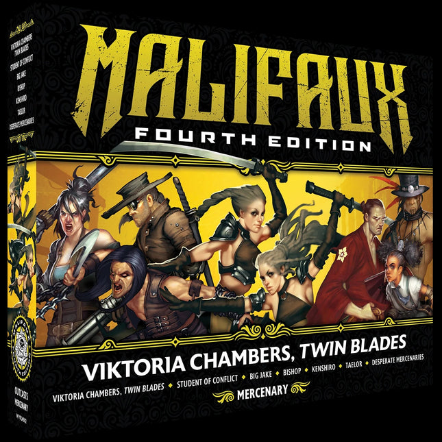 Malifaux 4th - Viktoria Chamber, Twin Blades