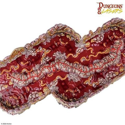 Pre-geverfd Carnage Tract Terrain van Dungeons&Lasers, kleurrijk en gedetailleerd voor tabletop rollenspellen en miniaturen.