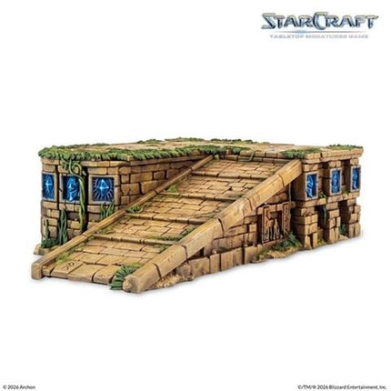 StarCraft Lost Temple Ramp Terrain Expansion, gedetailleerd miniatuurverharding voor bordspellen en modellering.