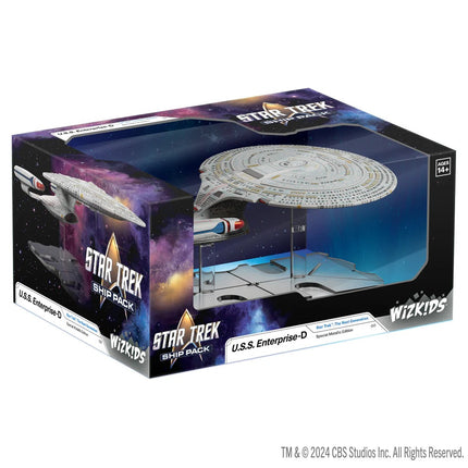 Uitbreidingsmodel van de USS Enterprise D uit Star Trek: Into the Unknown, gedetailleerde ruimtevaartuig van Star Trek.